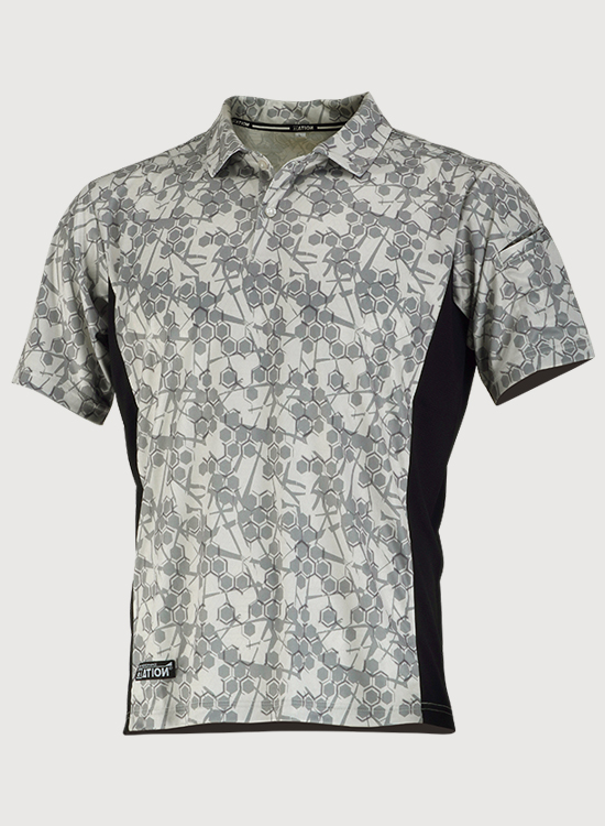 XYLITOL PRINT S/S POLO SHIRT